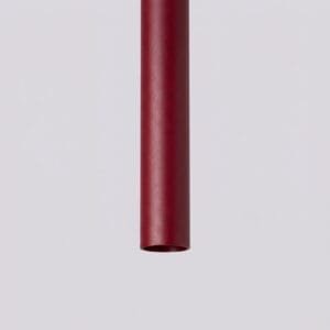 Pastelo 3-Light Cylinder Pendant Cluster - Burgundy Uncategorized Great Lighting UK Ltd