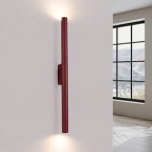 Pastelo Wall Light - Burgundy Uncategorized Great Lighting UK Ltd