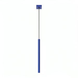 Pastelo Single Cylinder Pendant Light - Ultramarine Uncategorized Great Lighting UK Ltd