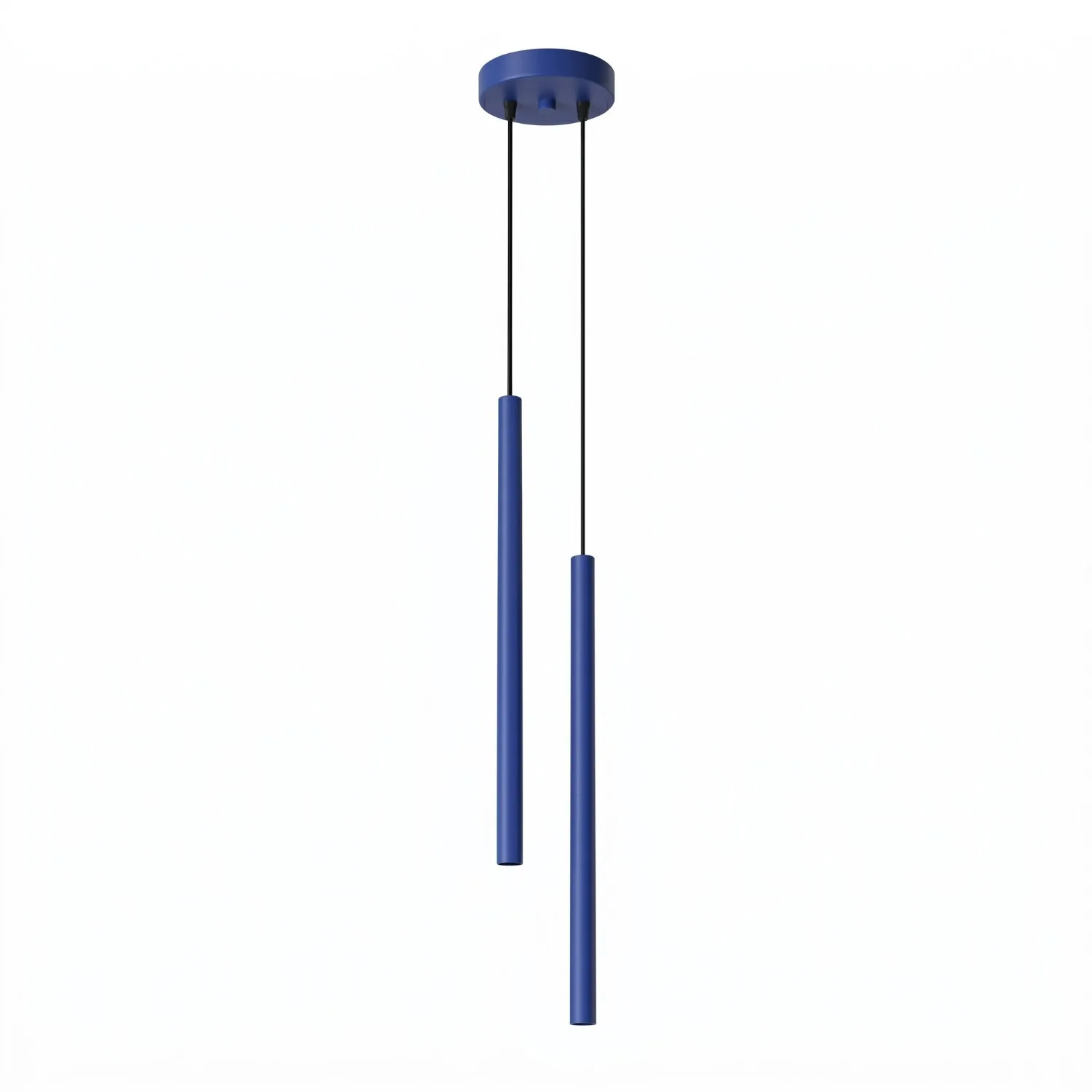 Pastelo Twin Cylinder Pendant Light - Ultramarine Uncategorized Great Lighting UK Ltd