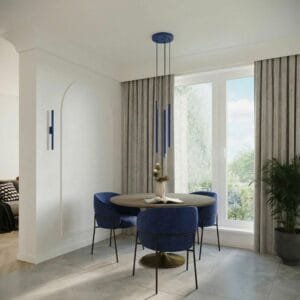 Pastelo Wall Light - Ultramarine Uncategorized Great Lighting UK Ltd