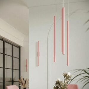 Pastelo Wall Light - Pink Uncategorized Great Lighting UK Ltd