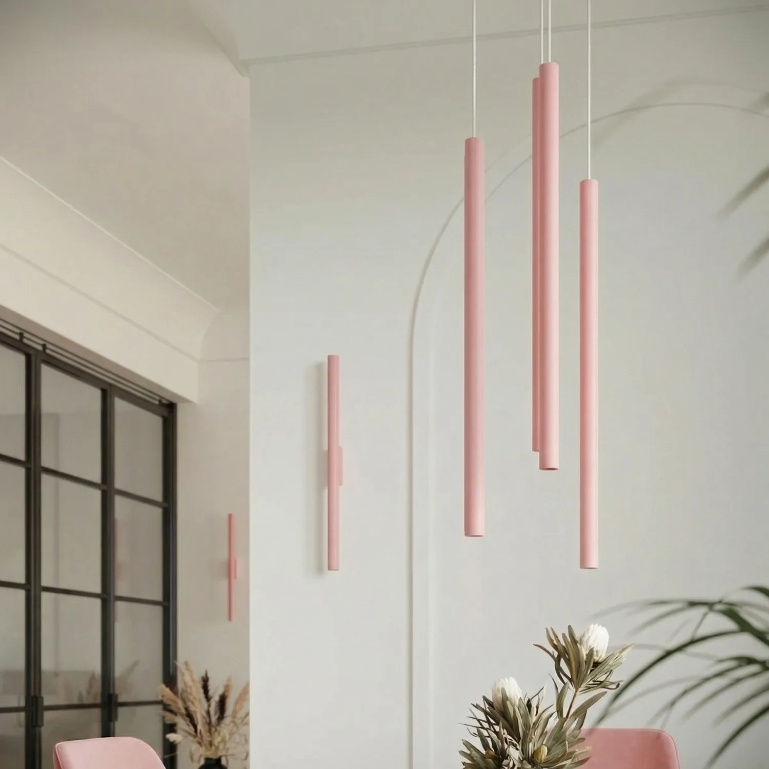 Pastelo Wall Light - Pink Uncategorized Great Lighting UK Ltd
