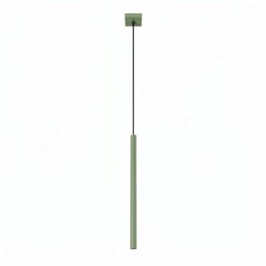 Pastelo Single Cylinder Pendant Light - Sage Uncategorized Great Lighting UK Ltd