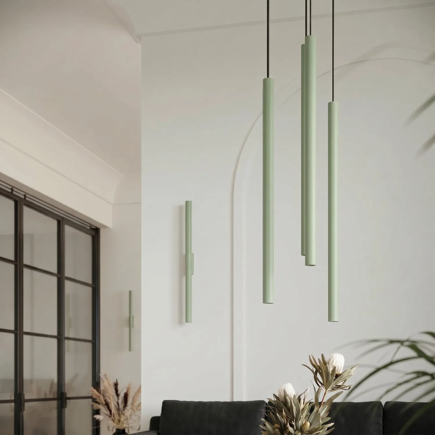 Pastelo Wall Light - Sage Uncategorized Great Lighting UK Ltd