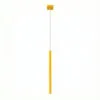Pastelo Single Cylinder Pendant Light - Yellow Bedroom Cylinder Pendants Great Lighting UK Ltd