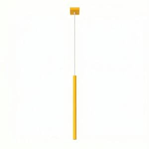 Pastelo Single Cylinder Pendant Light - Yellow Uncategorized Great Lighting UK Ltd