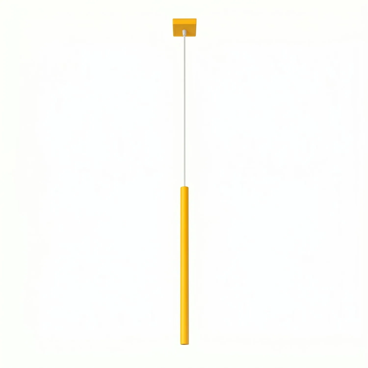 Pastelo Single Cylinder Pendant Light - Yellow Uncategorized Great Lighting UK Ltd