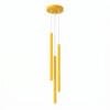 Pastelo 3-Light Cylinder Pendant Cluster - Yellow Uncategorized Great Lighting UK Ltd