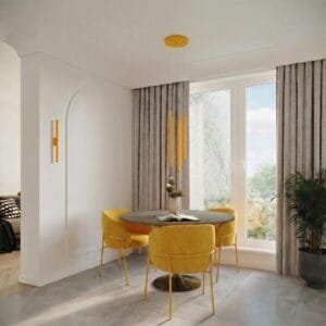 Pastelo Wall Light - Yellow Uncategorized Great Lighting UK Ltd