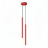 Pastelo Twin Cylinder Pendant Light - Red Uncategorized Great Lighting UK Ltd