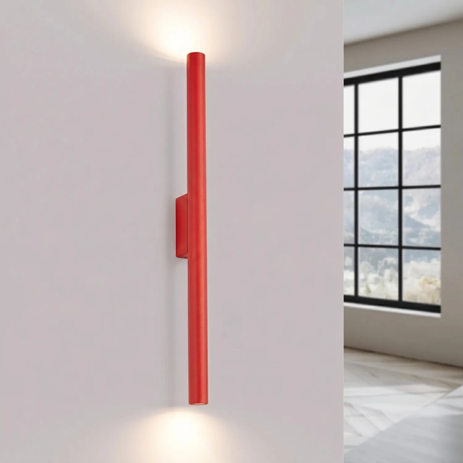 Pastelo Wall Light - Red Uncategorized Great Lighting UK Ltd