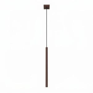 Pastelo Single Cylinder Pendant Light - Brown Uncategorized Great Lighting UK Ltd