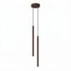 Pastelo Twin Cylinder Pendant Light - Brown Uncategorized Great Lighting UK Ltd