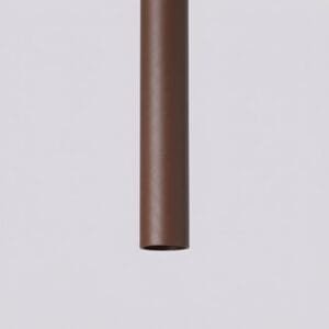 Pastelo 3-Light Cylinder Pendant Cluster - Brown Cylinder & Pendant Clusters Great Lighting UK Ltd