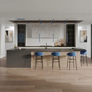 Pastelo Single Cylinder Pendant Light - Azure Cylinder Pendant Lights Great Lighting UK Ltd