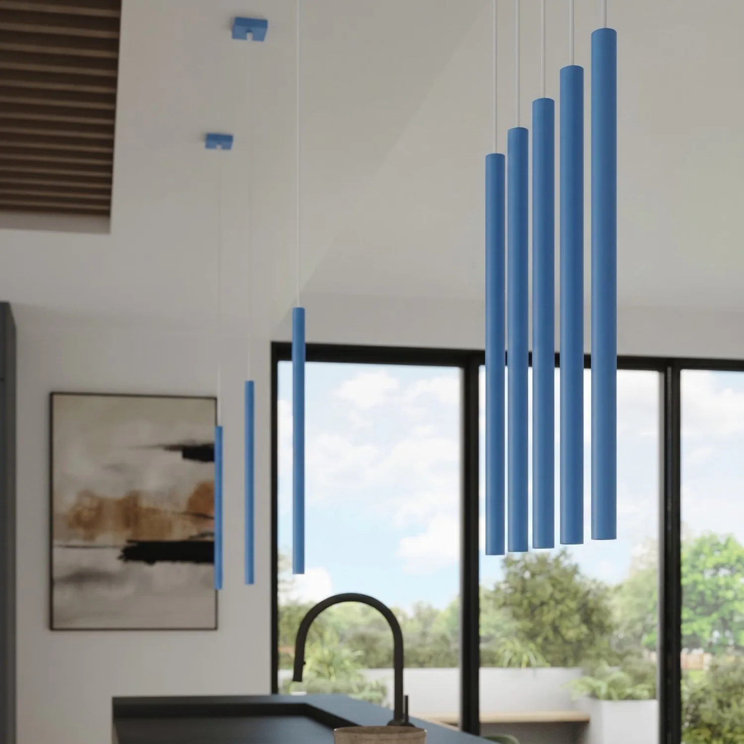 Pastelo Wall Light - Azure Coloured Wall Lights Great Lighting UK Ltd