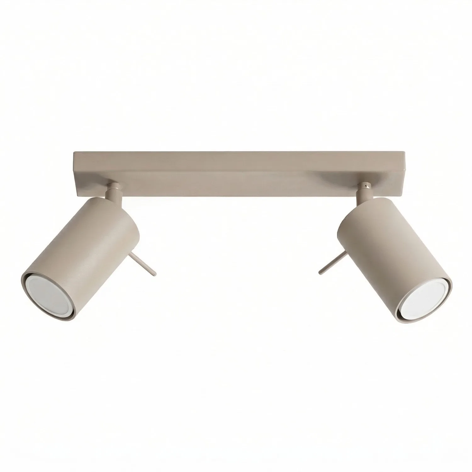Ring 2-Light Ceiling Bar - Taupe 2 Light Spotlight Great Lighting UK Ltd