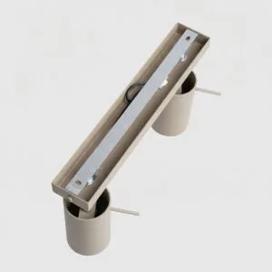 Ring 2-Light Ceiling Bar - Taupe 2 Light Spotlight Great Lighting UK Ltd