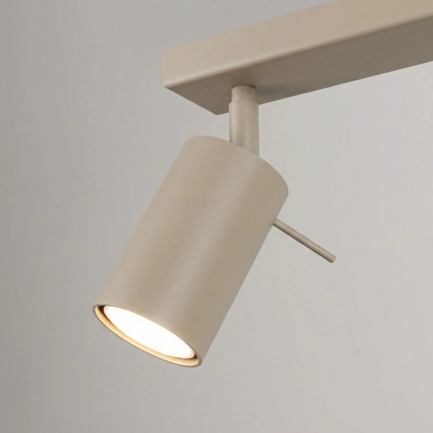 Ring 2-Light Ceiling Bar - Taupe 2 Light Spotlight Great Lighting UK Ltd