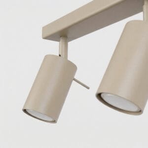 Ring 2-Light Ceiling Bar - Taupe Uncategorized Great Lighting UK Ltd