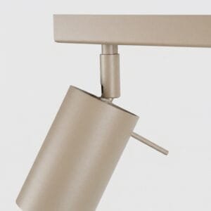 Ring 2-Light Ceiling Bar - Taupe Uncategorized Great Lighting UK Ltd