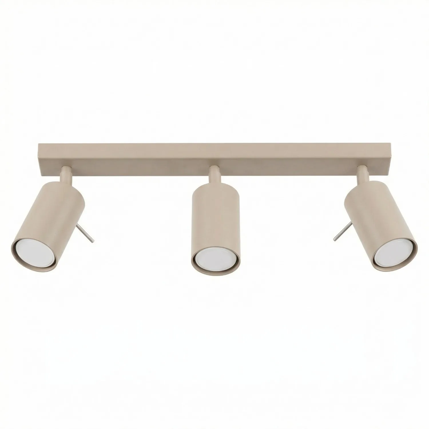 Ring 3-Light Ceiling Bar - Taupe 3 Light Spotlights Great Lighting UK Ltd