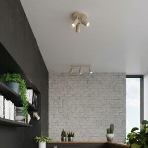Ring 3-Light Ceiling Cluster - Taupe Uncategorized Great Lighting UK Ltd