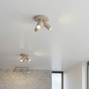 Ring 3-Light Ceiling Cluster - Taupe Uncategorized Great Lighting UK Ltd