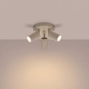 Ring 3-Light Ceiling Cluster - Taupe Uncategorized Great Lighting UK Ltd