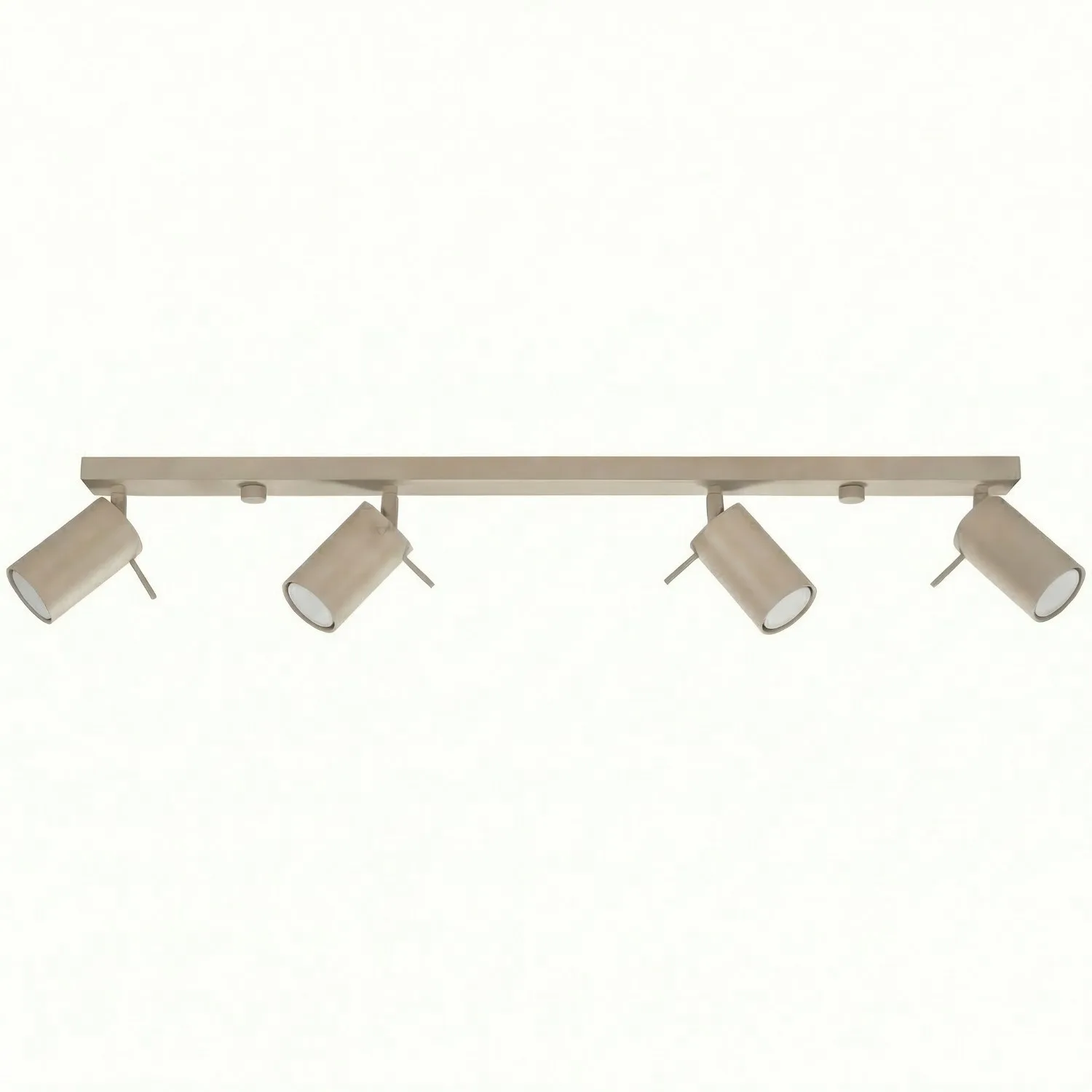 Ring 4-Light Ceiling Bar - Taupe Uncategorized Great Lighting UK Ltd