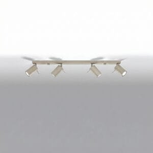Ring 4-Light Ceiling Bar - Taupe Uncategorized Great Lighting UK Ltd