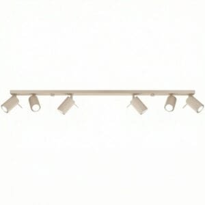 Ring 6-Light Ceiling Bar - Taupe Uncategorized Great Lighting UK Ltd