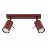 Ring 2-Light Ceiling Bar - Burgundy 2 Light Spotlight Great Lighting UK Ltd
