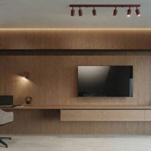 Ring 3-Light Ceiling Bar - Burgundy Uncategorized Great Lighting UK Ltd