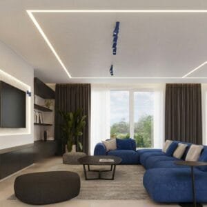 Ring Wall Spotlight - Ultramarine Uncategorized Great Lighting UK Ltd