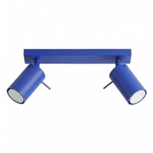 Ring 2-Light Ceiling Bar - Ultramarine Uncategorized Great Lighting UK Ltd