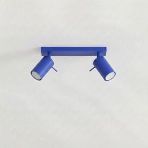 Ring 2-Light Ceiling Bar - Ultramarine Uncategorized Great Lighting UK Ltd