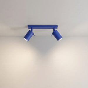 Ring 2-Light Ceiling Bar - Ultramarine Uncategorized Great Lighting UK Ltd