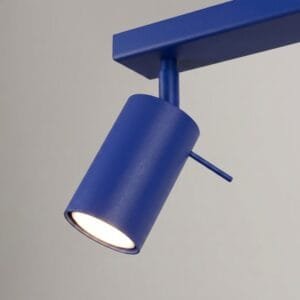 Ring 2-Light Ceiling Bar - Ultramarine Uncategorized Great Lighting UK Ltd