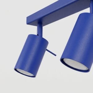 Ring 2-Light Ceiling Bar - Ultramarine Uncategorized Great Lighting UK Ltd