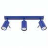 Ring 3-Light Ceiling Bar - Ultramarine Uncategorized Great Lighting UK Ltd