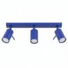 Ring 3-Light Ceiling Bar - Ultramarine Uncategorized Great Lighting UK Ltd