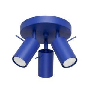 Ring 3-Light Ceiling Cluster - Ultramarine Uncategorized Great Lighting UK Ltd