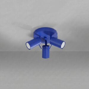Ring 3-Light Ceiling Cluster - Ultramarine Uncategorized Great Lighting UK Ltd