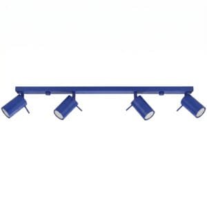 Ring 4-Light Ceiling Bar - Ultramarine Uncategorized Great Lighting UK Ltd