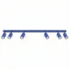 Ring 6-Light Ceiling Bar - Ultramarine Uncategorized Great Lighting UK Ltd