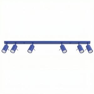 Ring 6-Light Ceiling Bar - Ultramarine Uncategorized Great Lighting UK Ltd