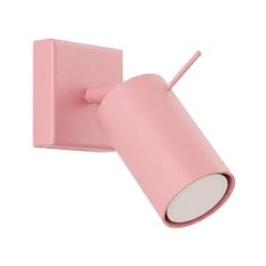 Ring Wall Spotlight - Pink Uncategorized Great Lighting UK Ltd