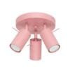 Ring 3-Light Ceiling Cluster - Pink Uncategorized Great Lighting UK Ltd